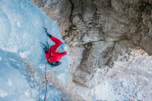 Eisklettern Bletterbachschluch mit Bergführer